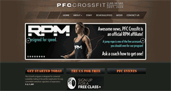 Desktop Screenshot of pfccrossfit.com